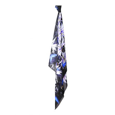 ButtnBee Luxury Silk Scarf; Purple Haze